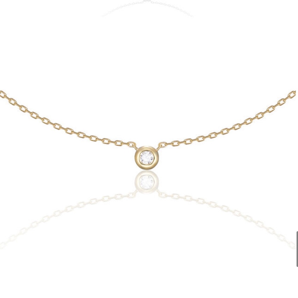 LUNNE (korean brand)
14K Diamond Essential Bezel Necklace (14K Gold) #LCN02 - Picture 10 of 15